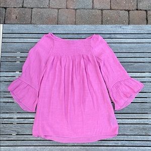 Zac and Rachel Ruffle Sleeve Off Shoulder Top